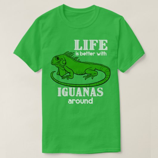 T-shirt Cadeau d'amant d'iguane Animal de compagnie Reptil (Design devant)