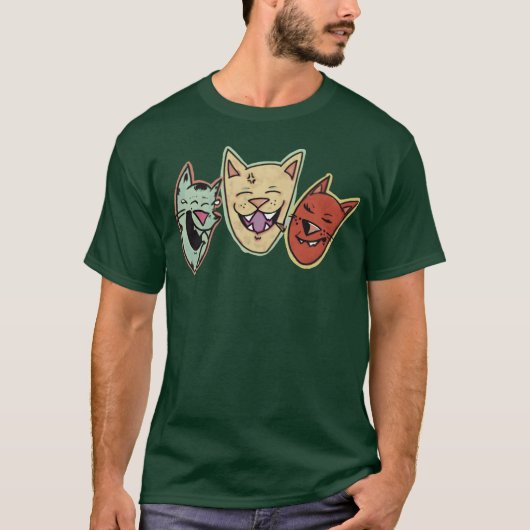 T-shirt cadeau d'amis de chat (Devant)