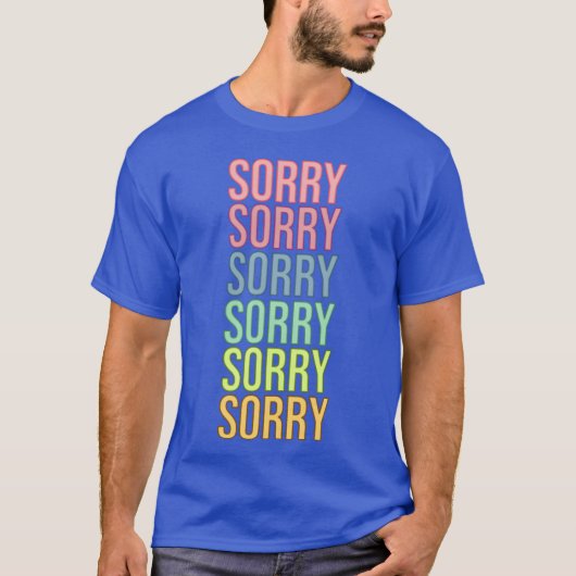 T-shirt Cadeau d'amour désolé (Devant)