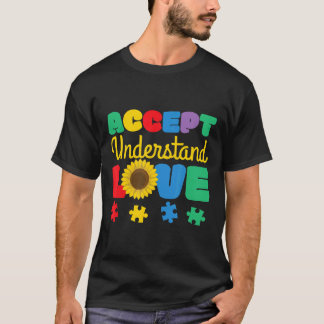 T-shirt Cadeau d'amour et d'acceptation de l'autisme