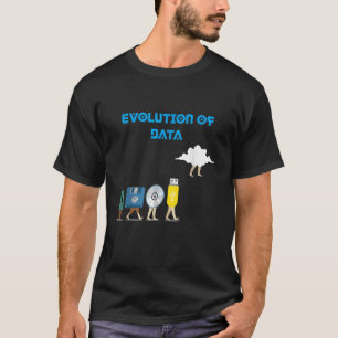 T-shirt Cadeau d'analyse de l'évolution des données pour A
