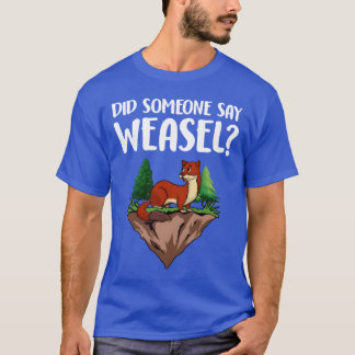 T-shirt Cadeau d'animal de belette Mignon Drôle fille