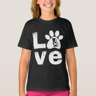 T-SHIRT CADEAU D'ANIMAL DE COMPAGNIE PATTE D'AMOUR