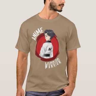T-shirt Cadeau d'Anime Warrior White