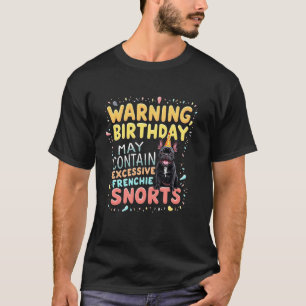 T-shirt Cadeau d'anniversaire drôle Chien Bouledogue Franç