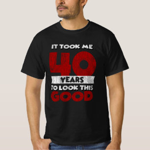T-shirt Cadeau d'anniversaire drôle de 40 ans Vintage