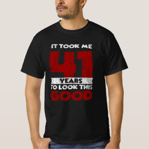 T-shirt Cadeau d'anniversaire drôle de 41 ans Vintage 41 a