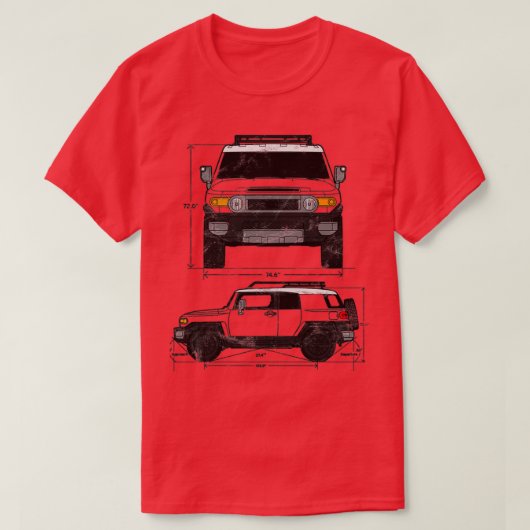 T-shirt Cadeau d'anniversaire FJ Cruiser (Design devant)