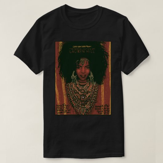 T-shirt Cadeau d'anniversaire Lauryn Great Hil Femme Rappe (Design devant)