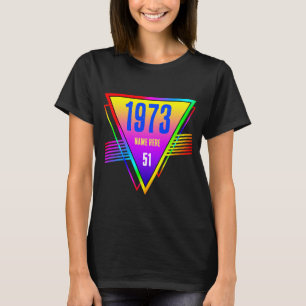 T-shirt Cadeau d'anniversaire personnalisé année âge rétro