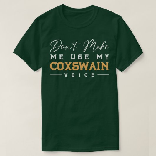 T-shirt Cadeau d'anniversaire pour Coxswain professionnel (Design devant)