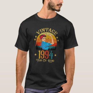 T-shirt Cadeau D'Anniversaire vintage 1994 Pour Femmes Drô