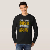 T-shirt Cadeau d'appréciation de l'employé Je suis un patr (Devant entier)