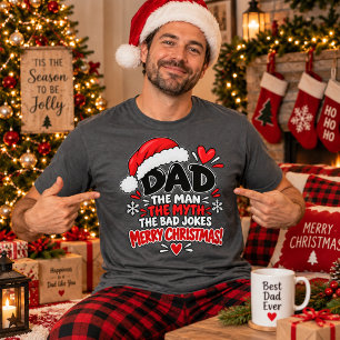 T-shirt Cadeau d'appréciation drôle de Noël pour papa