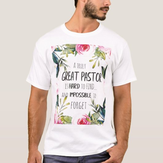 T-shirt Cadeau d'appréciation pour le pasteur Citation de (Devant)