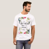 T-shirt Cadeau d'appréciation pour le pasteur Citation de (Devant entier)