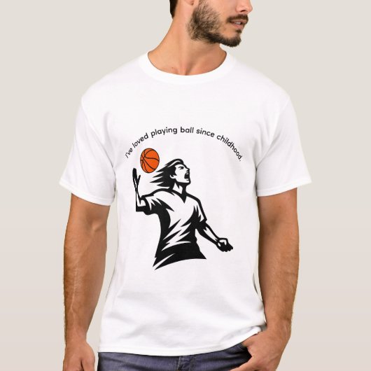 T-shirt Cadeau d'appréciation pour l'entraîneur de basket- (Devant)