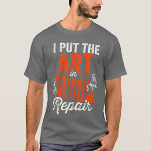 T-shirt Cadeau d'art pour papa peintre de carrosserie auto