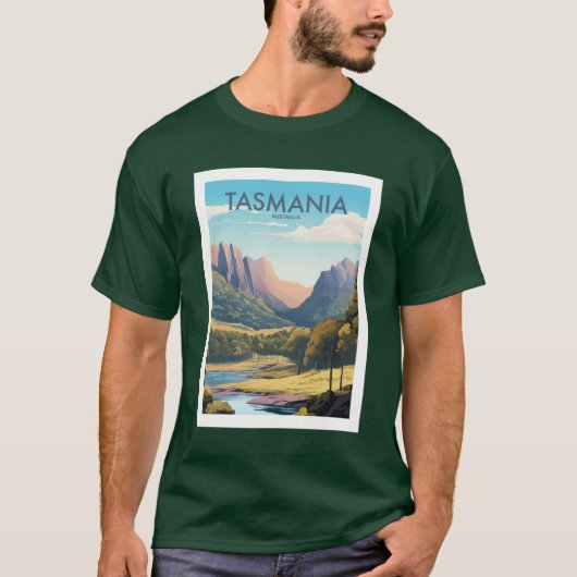 T-shirt Cadeau d'art TASMANIARAVEL (Devant)
