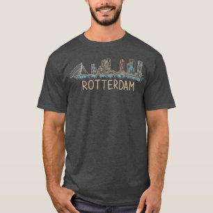 T-shirt Cadeau d'art unique de Rotterdam Pays-Bas