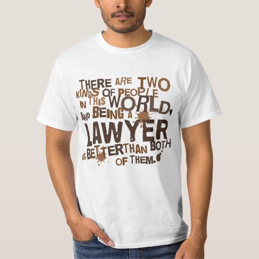 T-shirt Cadeau d'avocat (Devant)
