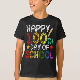 T-shirt cadeau de 100e jour d'école pour garçons filles