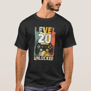 T-shirt Cadeau de 20e anniversaire pour hommes Gamer nivea