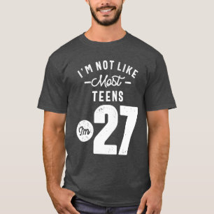 T-shirt Cadeau de 27 ans 27e anniversaire idées cadeaux