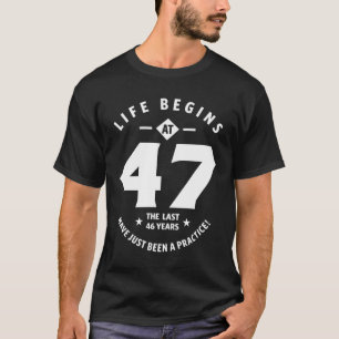 T-shirt Cadeau de 47 ans   47e anniversaire idées cadeaux