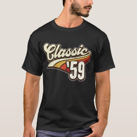 T-shirt Cadeau de 60 ans 60e anniversaire avec Retro Graph (Devant)