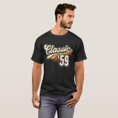 T-shirt Cadeau de 60 ans 60e anniversaire avec Retro Graph (Devant entier)