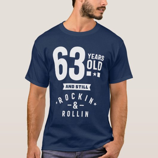 T-shirt Cadeau de 63 ans | 63e anniversaire Idées cadeaux (Devant)