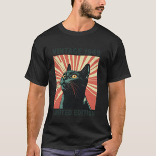 T-shirt Cadeau de 76 ans Vintage 1949 Amoureux des chats 7
