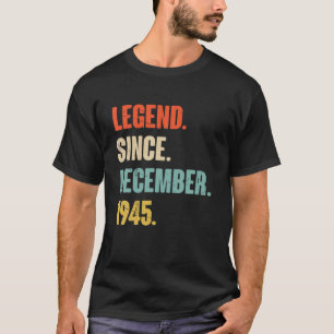 T-shirt Cadeau De 77 Ans 77E Anniversaire - Légende Depuis