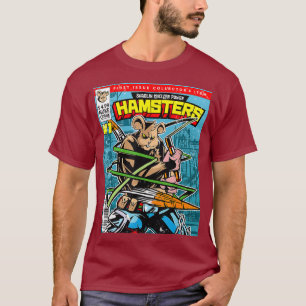 T-shirt Cadeau de bande dessinée nerd - Hamsters d'énergie