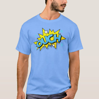 T-shirt Cadeau de bande dessinée rétro cool OUCH Ami