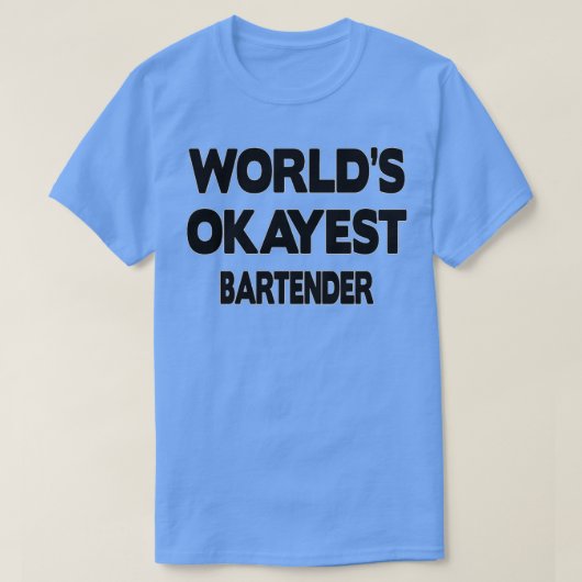 T-shirt Cadeau De Barman Présenté Aux Hommes Femmes (Design devant)