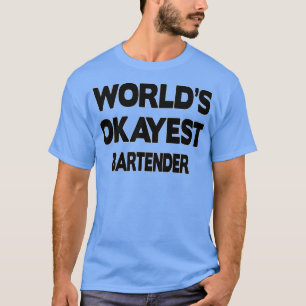 T-shirt Cadeau De Barman Présenté Aux Hommes Femmes