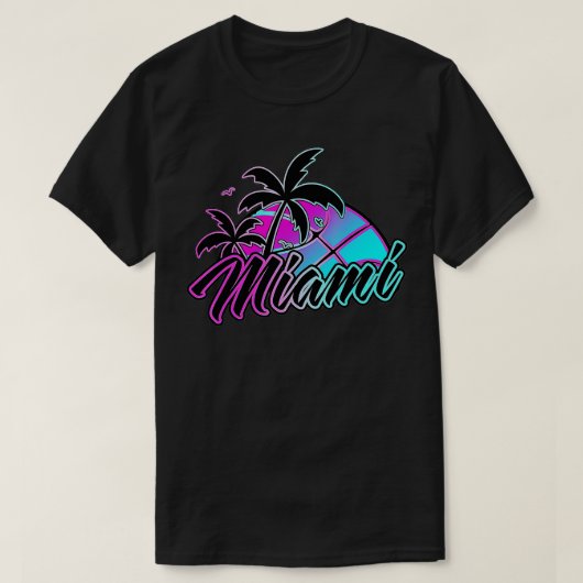 T-shirt Cadeau de basket-ball de Miami (Design devant)