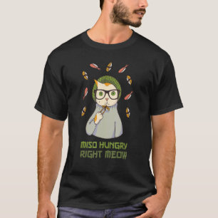 T-shirt Cadeau de blague de soupe miso pour chat mignon ma