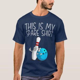 T-shirt Cadeau de bowling drôle pour hommes femmes Spare B