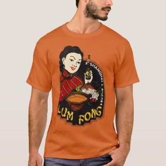 T-shirt Cadeau de café de fruits de mer chinois vintage