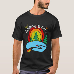 T-shirt Cadeau De Camping En Plein Air Pour Femmes Granola