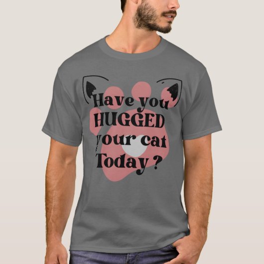T-shirt cadeau de chat d'amour (Devant)