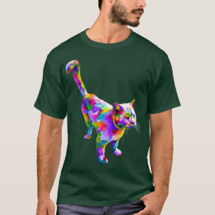 T-shirt Cadeau de chat mignon pour les amateurs de chatte