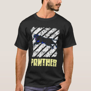 T-shirt Cadeau de chat panthère vintage
