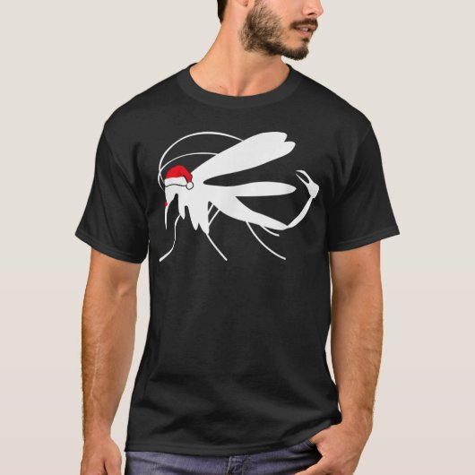 T-shirt Cadeau de chemise MOSQUITO, Noël de chapeau de Pèr (Devant)