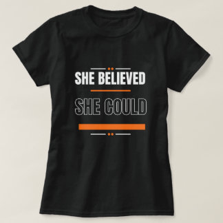 T-Shirt | Cadeau de chemise noire avec citation in