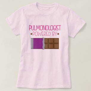 T-shirt Cadeau de chocolat de pulmonologue pour elle