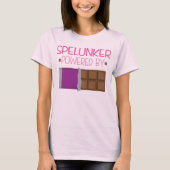 T-shirt Cadeau de chocolat de spéléologue pour elle (Devant)